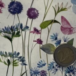 Alternative view of Frühlingserwachen, Blumenwiese lila, rosa, blau  50 x 70cm