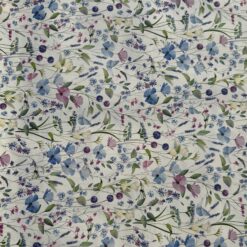Frühlingserwachen, Blumenwiese lila, rosa, blau  50 x 70cm
