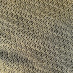 Loktapapier Kreise in Kreisen, Gold auf schwarz ca. 50 x 75cm