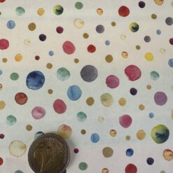 Alternative view of Rainbow Dots mit Golddruck 50x70 cm