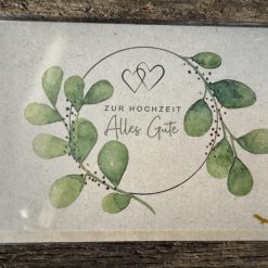 Klappkarte:“Zur Hochzeit Alles Gute“