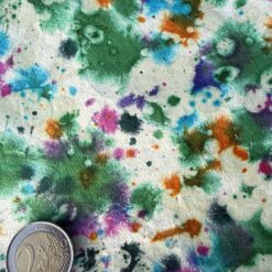 Alternative view of Loktapapier Batikgalaxie aquamarin bunt ca. 50 x 75cm