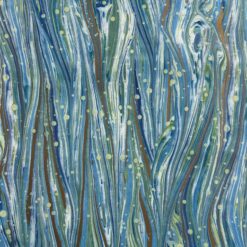 Marmor blau grün gold 50 x 70cm