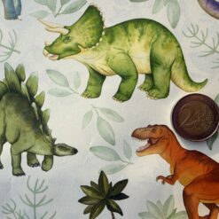 Alternative view of Dinosaurier bunt 70 x 100cm