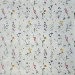 Wildblumen und Gartenpflanzen mit Gold 50x70