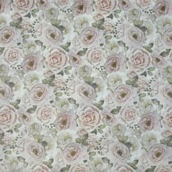 Pastellrosen mit Gold 50x70