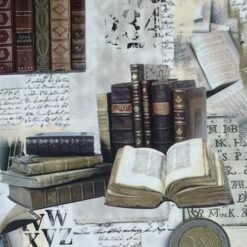Alternative view of Bücher und Schriften 50x70 cm