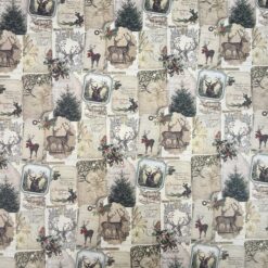 Vintage Noel, Nostalgische Weihnacht mit Gold 50x70