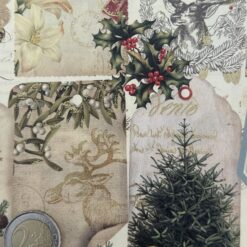 Alternative view of Vintage Noel, Nostalgische Weihnacht mit Gold 50x70