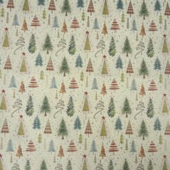 Alberi Colorati, Weihnachtsbäume, Weihnachten mit Gold 50x70